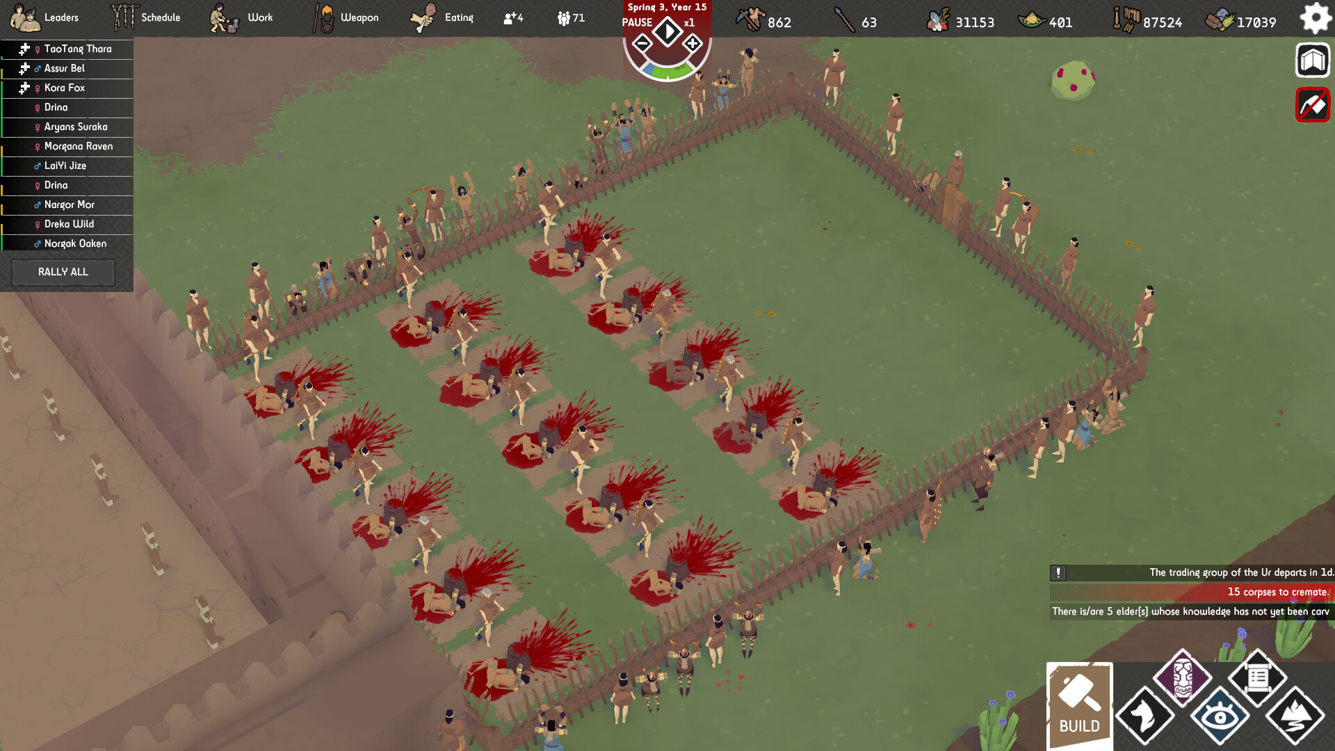 Primitive Society Simulator screenshot