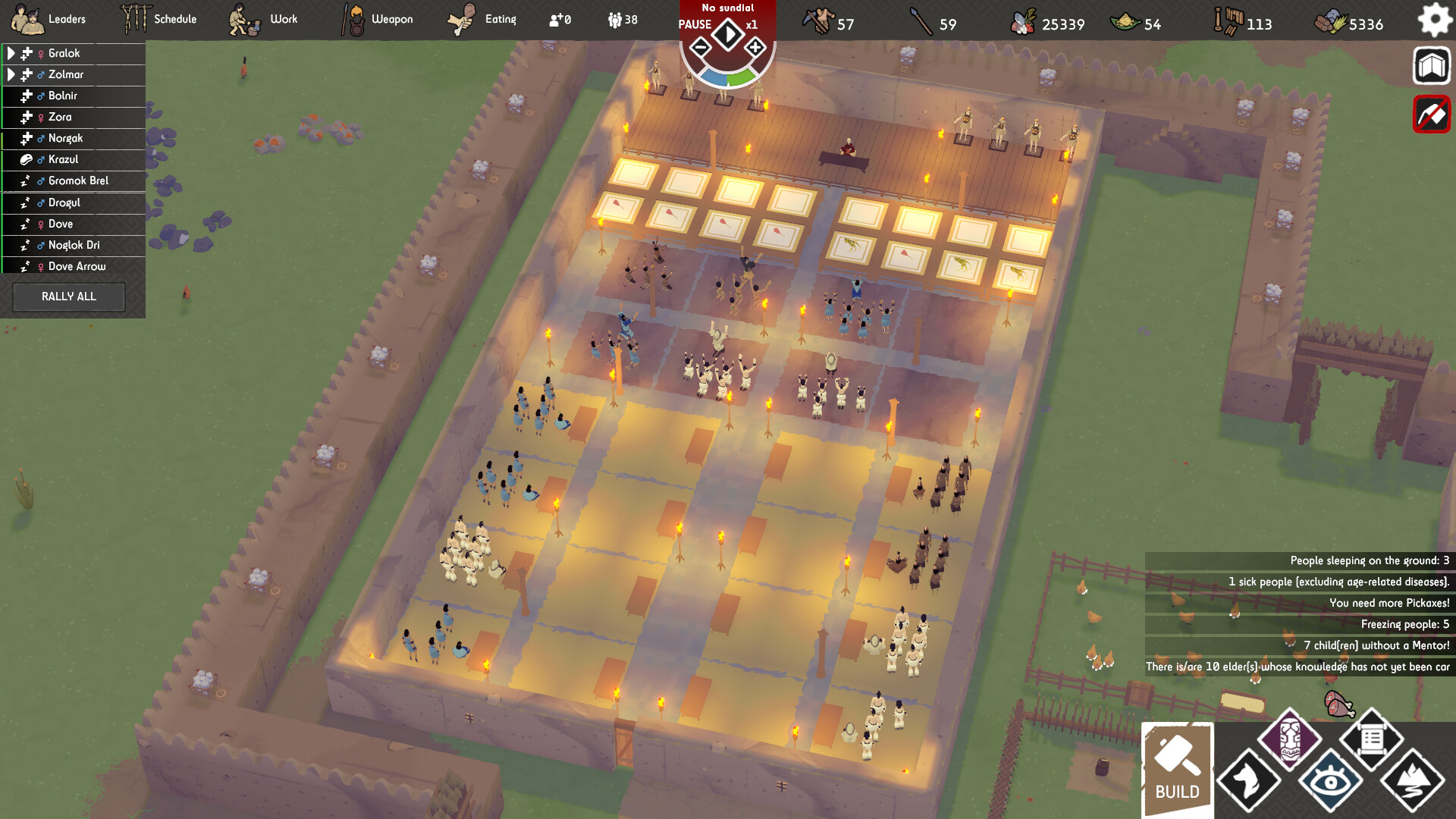 Primitive Society Simulator screenshot