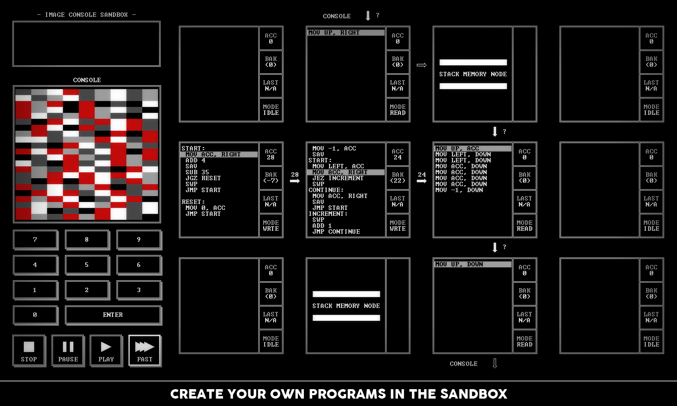 TIS-100 screenshot