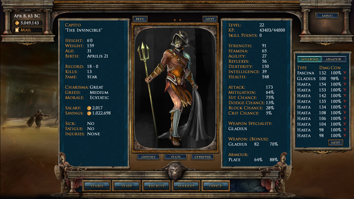 Age of Gladiators screenshot