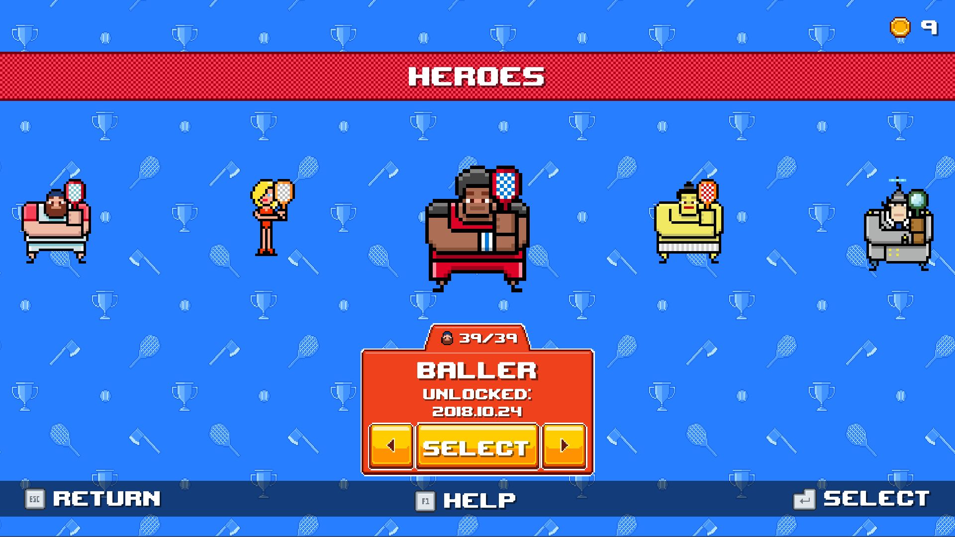 Timber Tennis: Versus screenshot