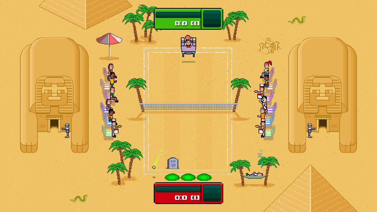 Timber Tennis: Versus screenshot