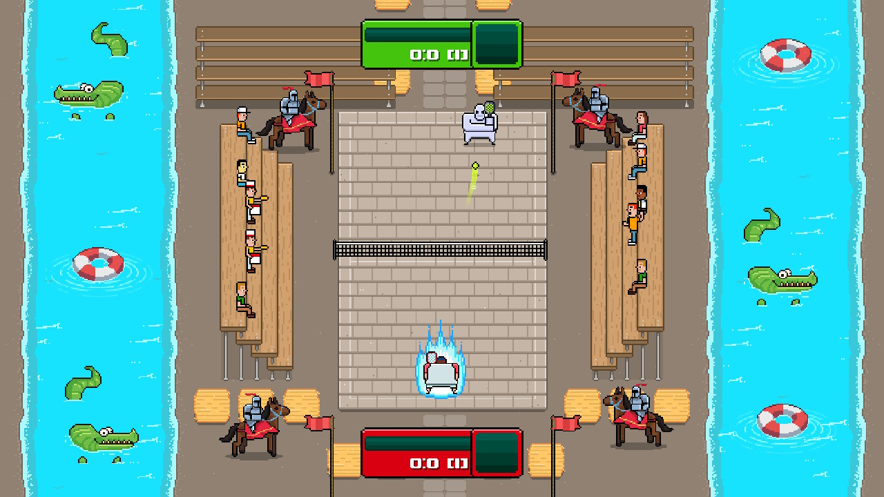 Timber Tennis: Versus screenshot