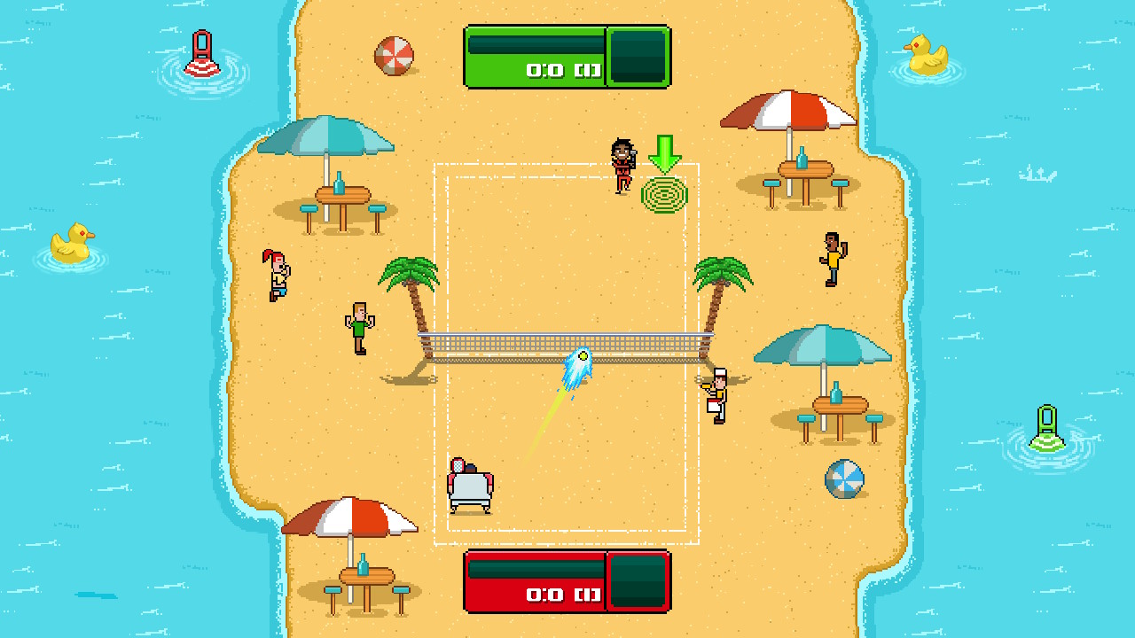 Timber Tennis: Versus screenshot