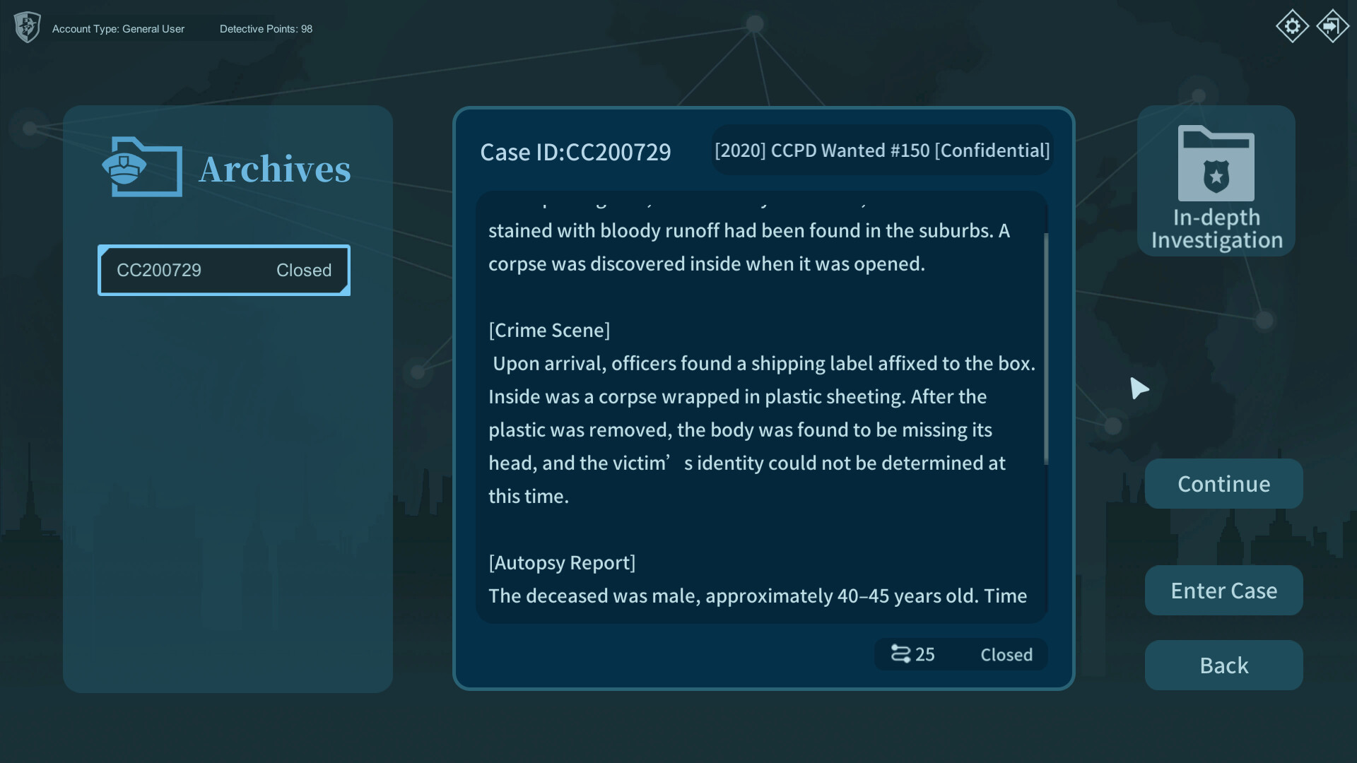 CaseCracker screenshot