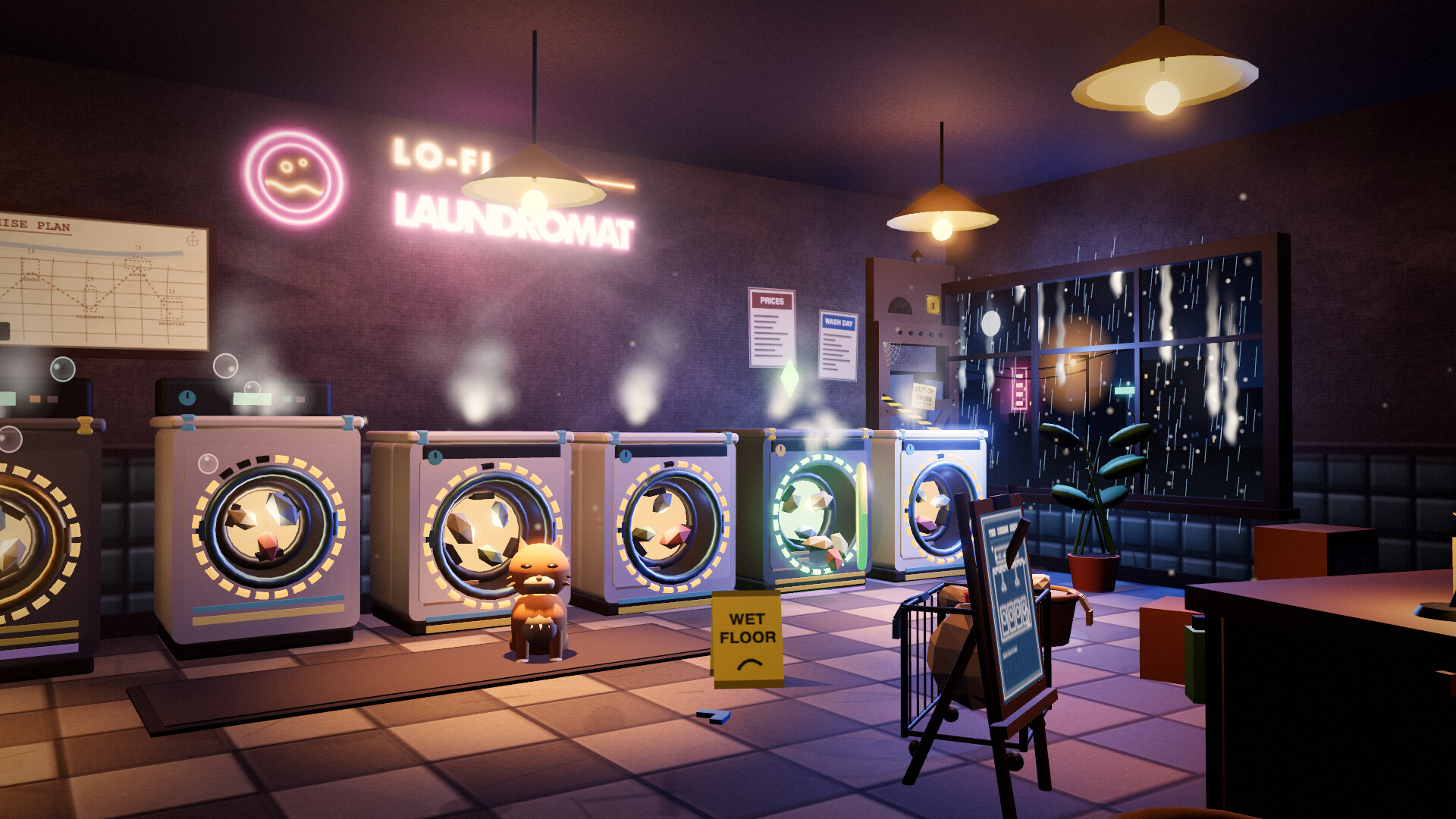 Lo-Fi Laundromat screenshot