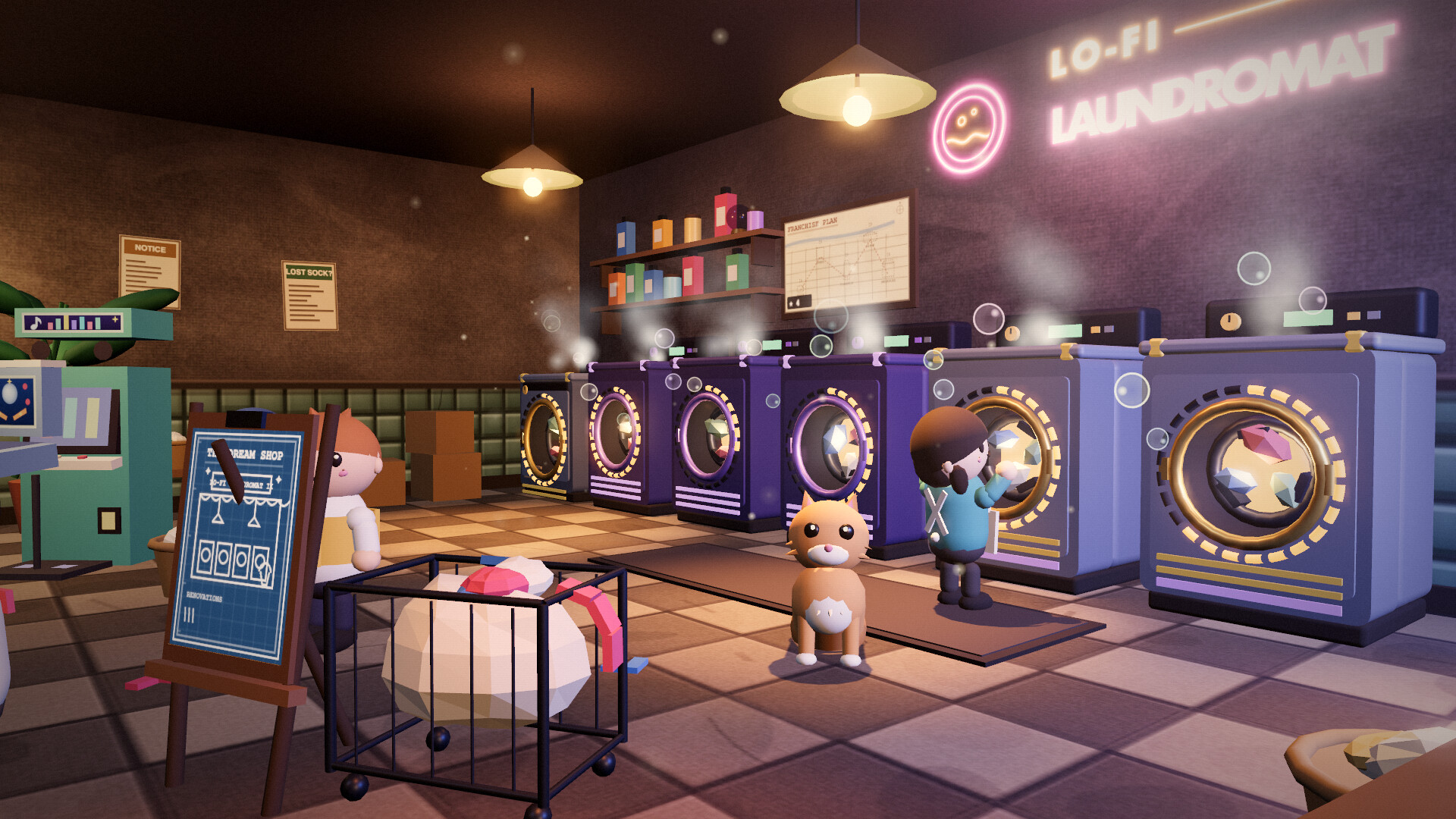 Lo-Fi Laundromat screenshot