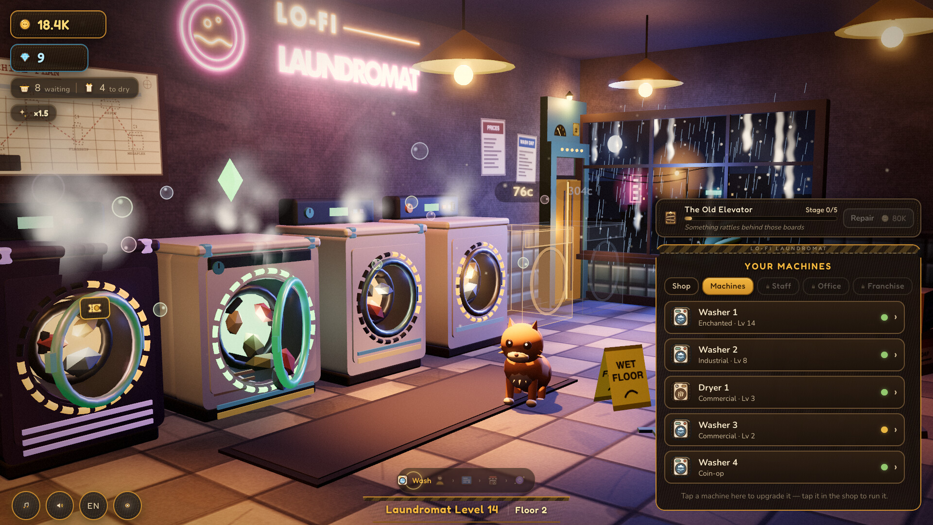 Lo-Fi Laundromat screenshot
