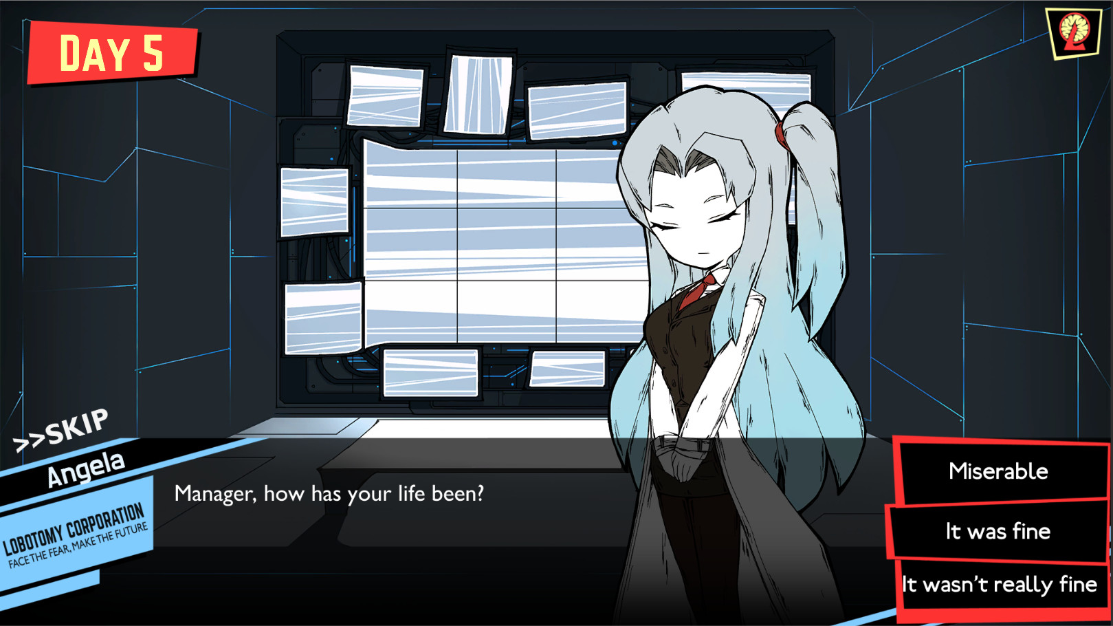 Lobotomy Corporation | Monster Management Simulation screenshot