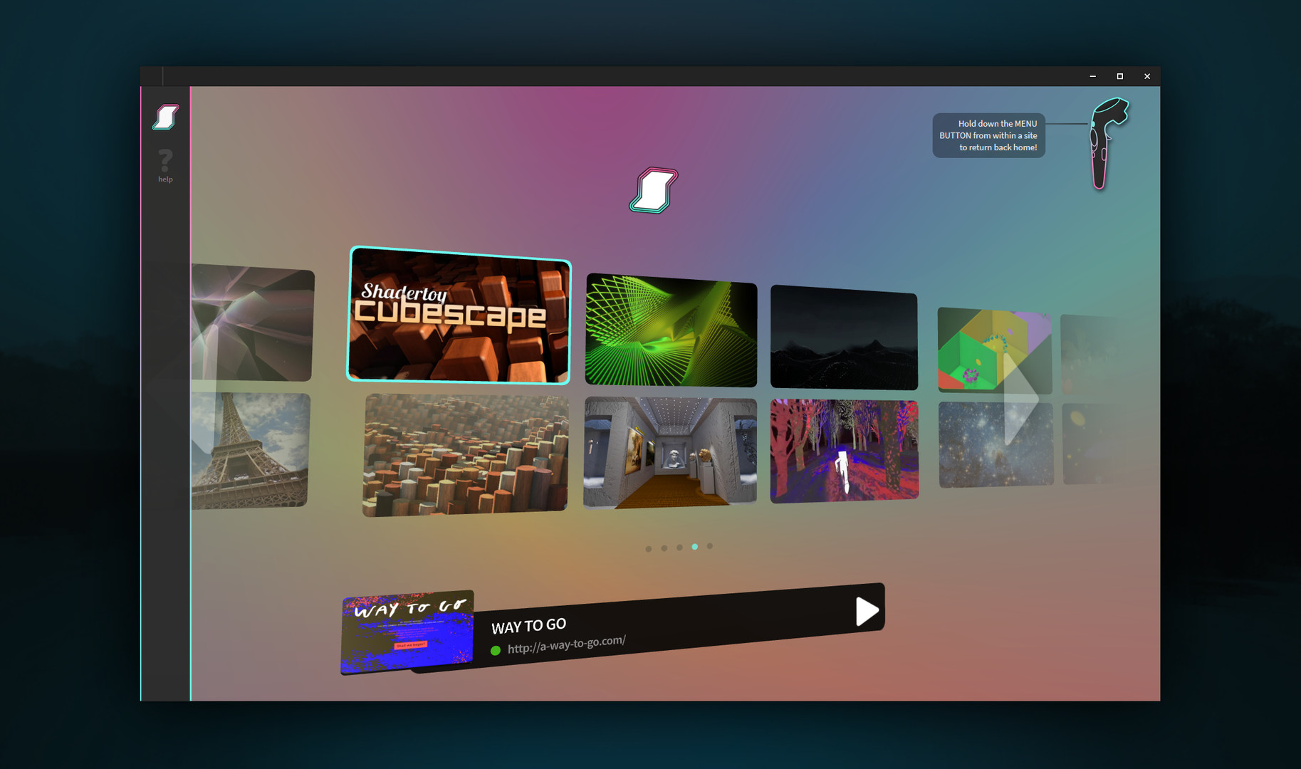 Supermedium - Virtual Reality Browser screenshot