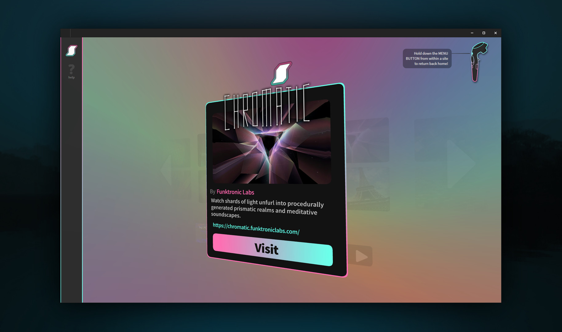 Supermedium - Virtual Reality Browser screenshot