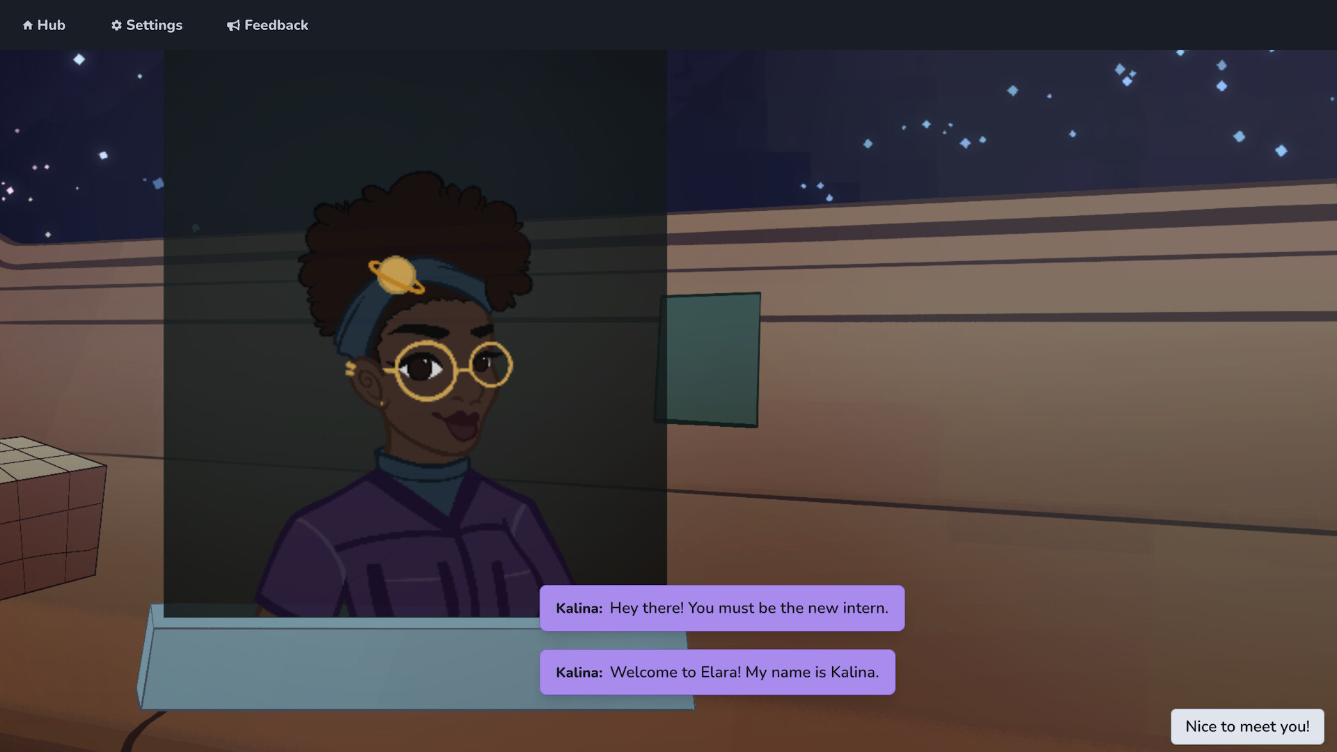 Elara: A Coding Adventure in Space screenshot