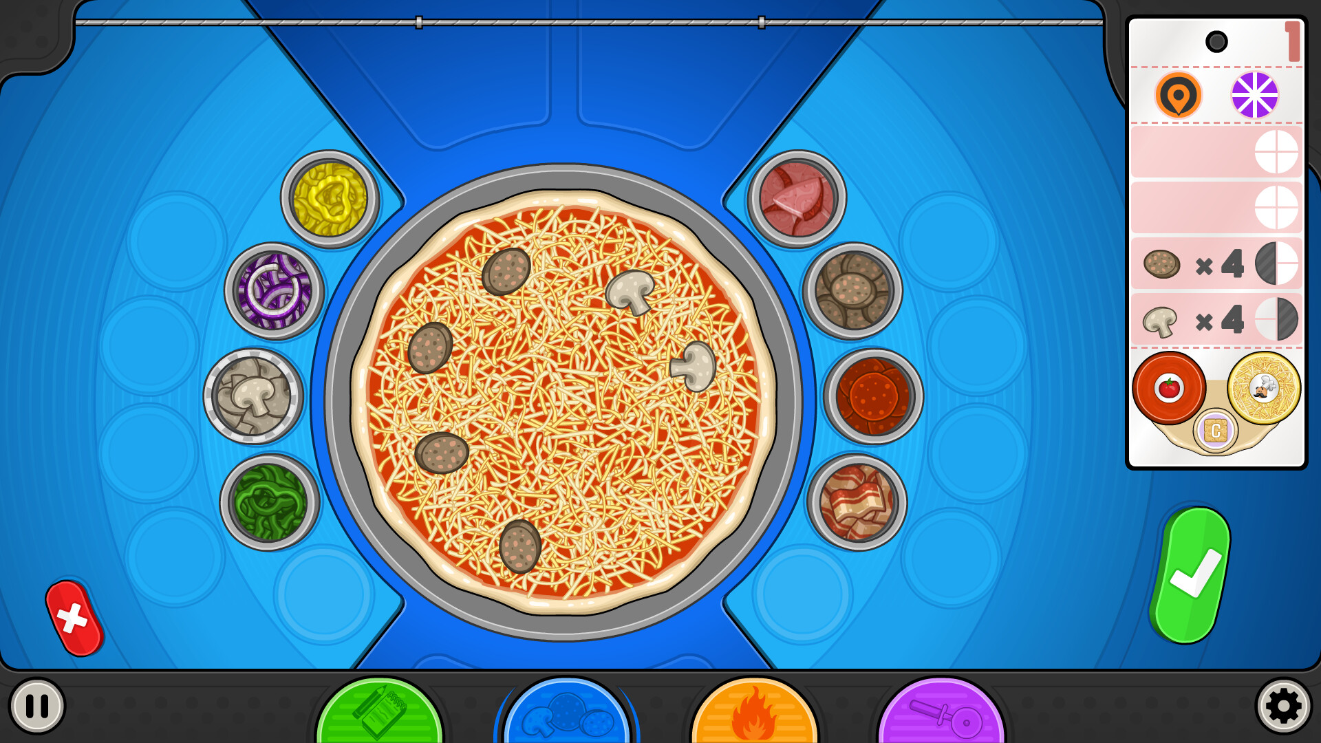 Papa's Pizzeria Deluxe screenshot