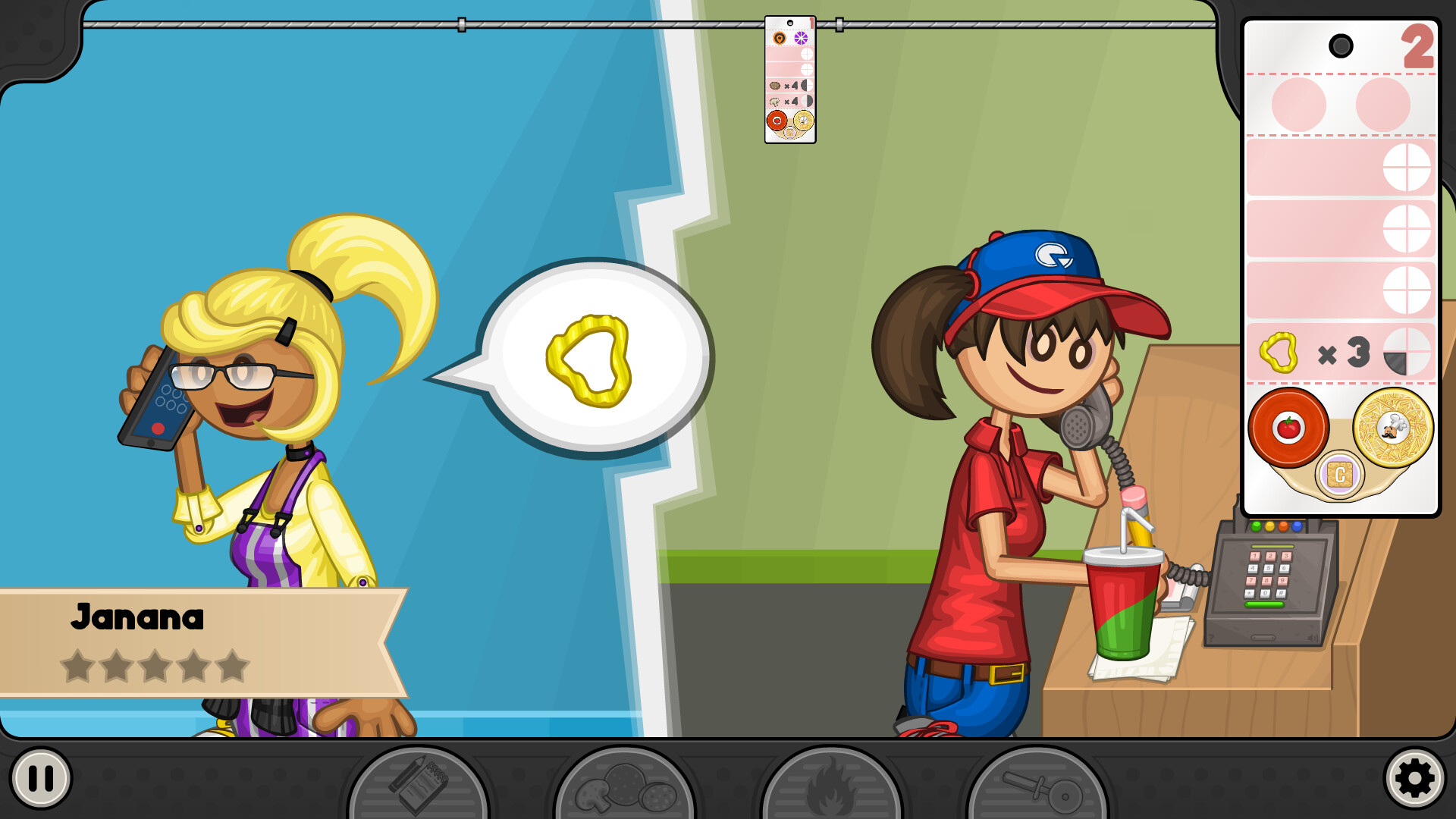 Papa's Pizzeria Deluxe screenshot