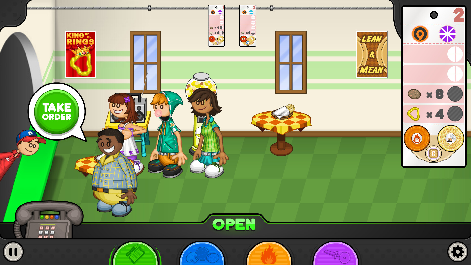 Papa's Pizzeria Deluxe screenshot