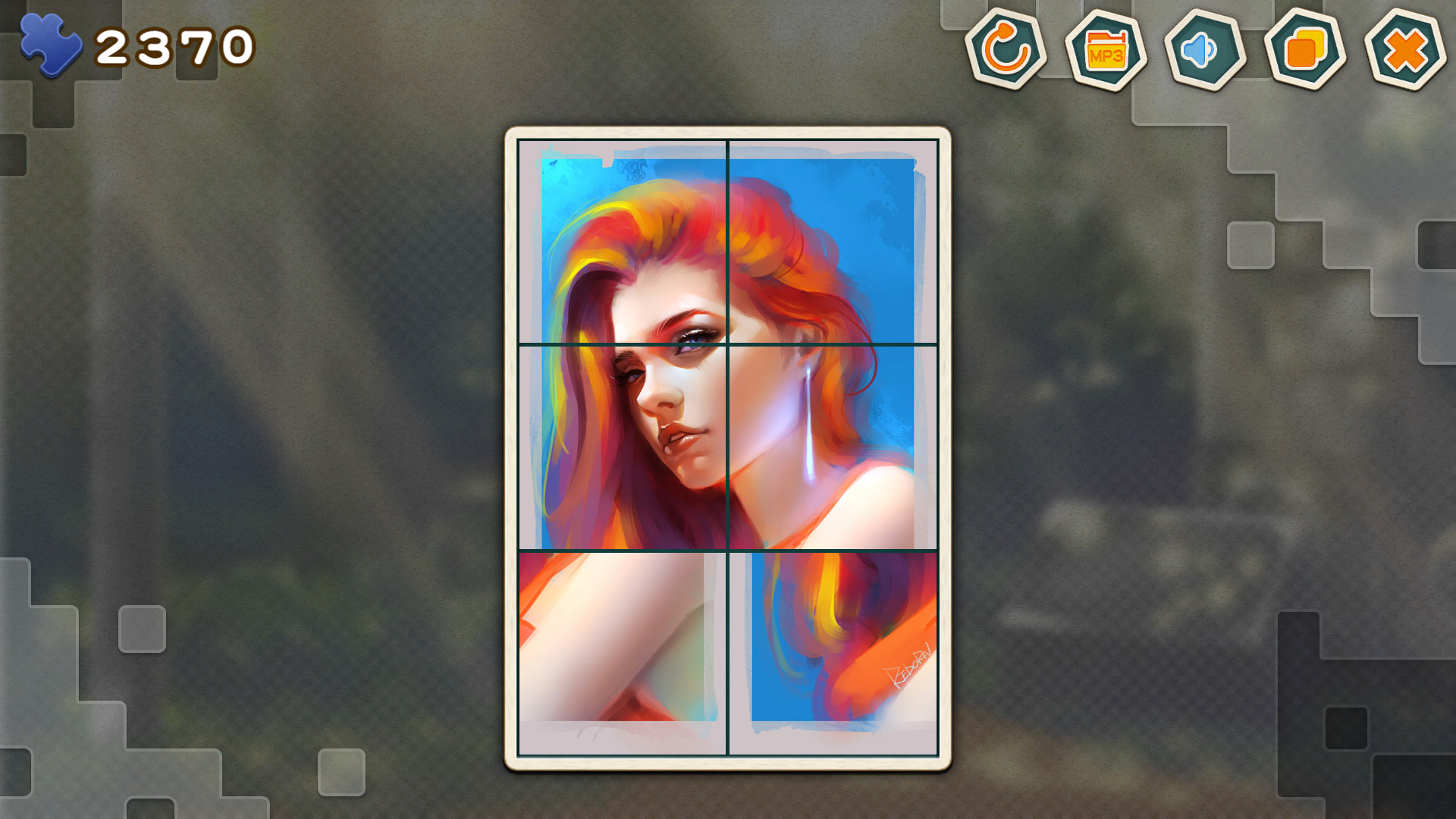 Pleasure Puzzle:Portrait 趣拼拼:肖像画 screenshot