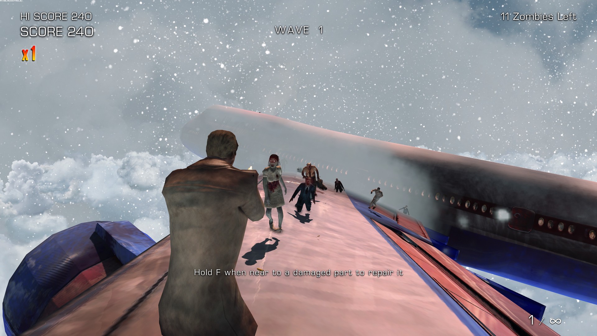 Zombies on a Plane screenshot