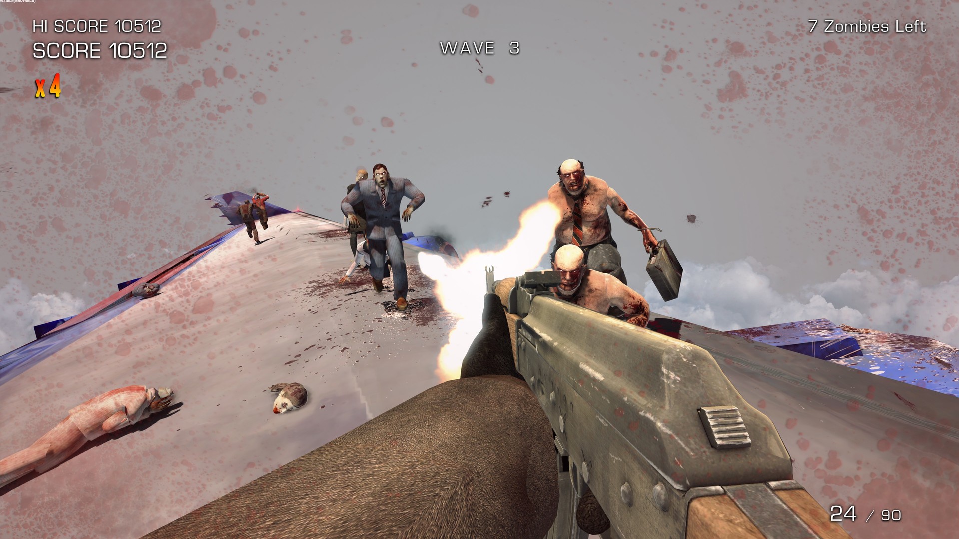 Zombies on a Plane screenshot