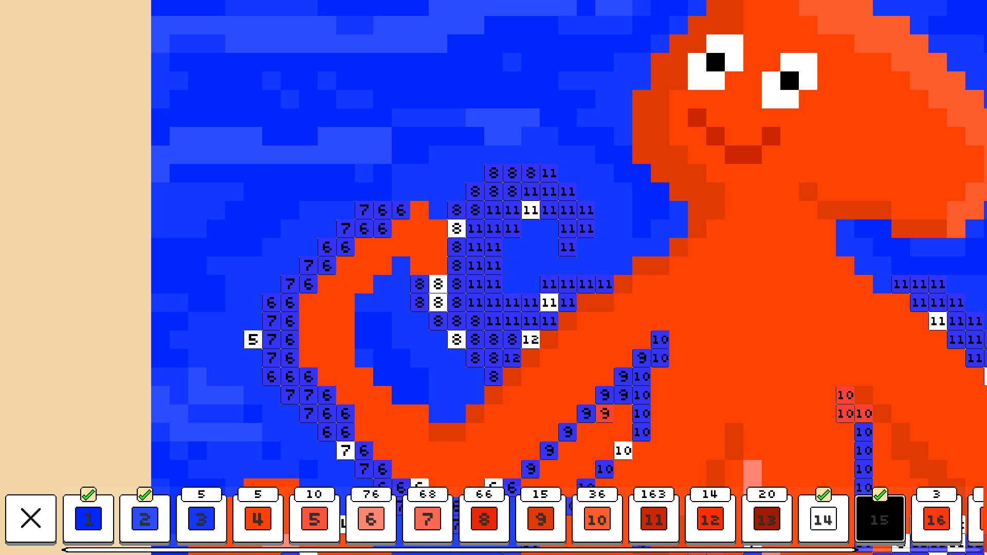 Coloring Pixels screenshot