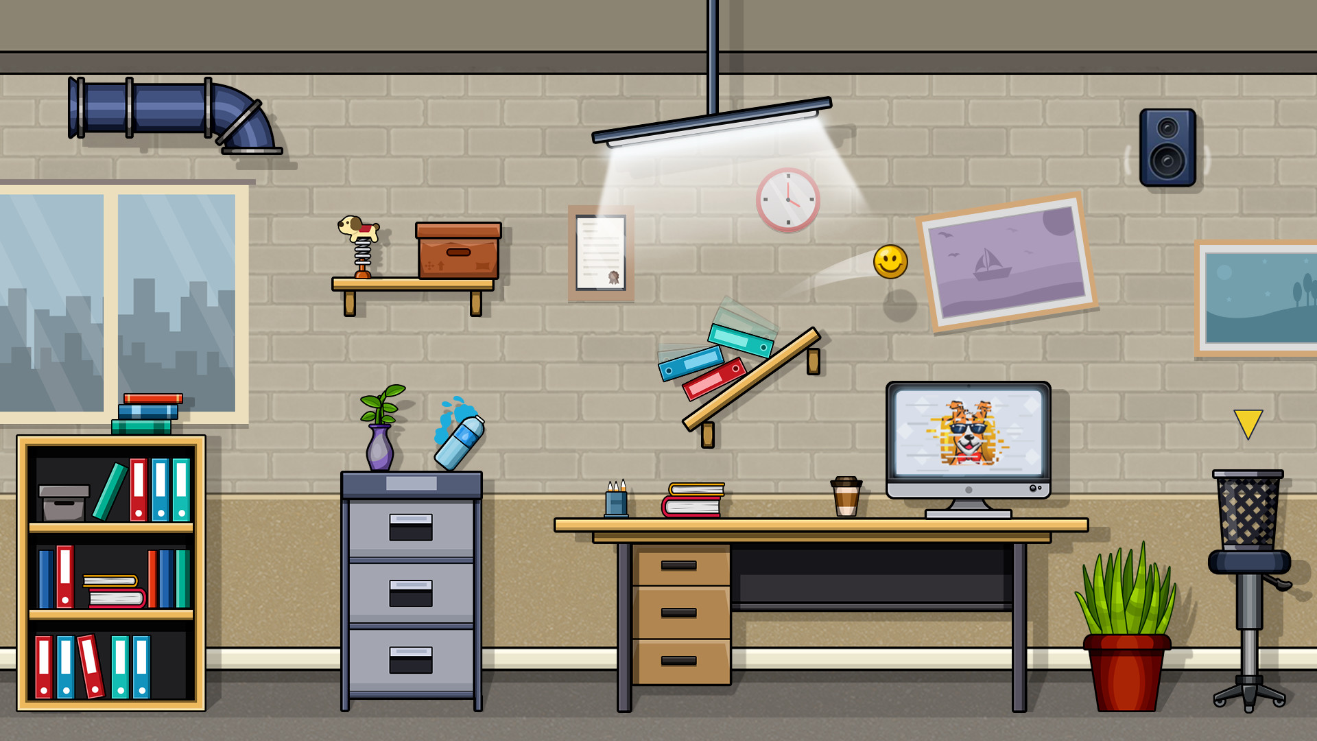 Ball at Work: The Ultimate Speedrun Platformer! screenshot