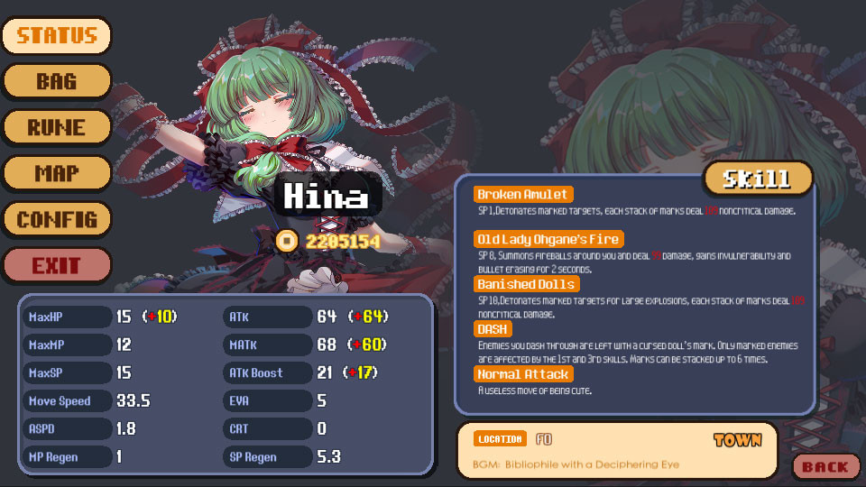 Touhou Blooming Chaos 2 screenshot