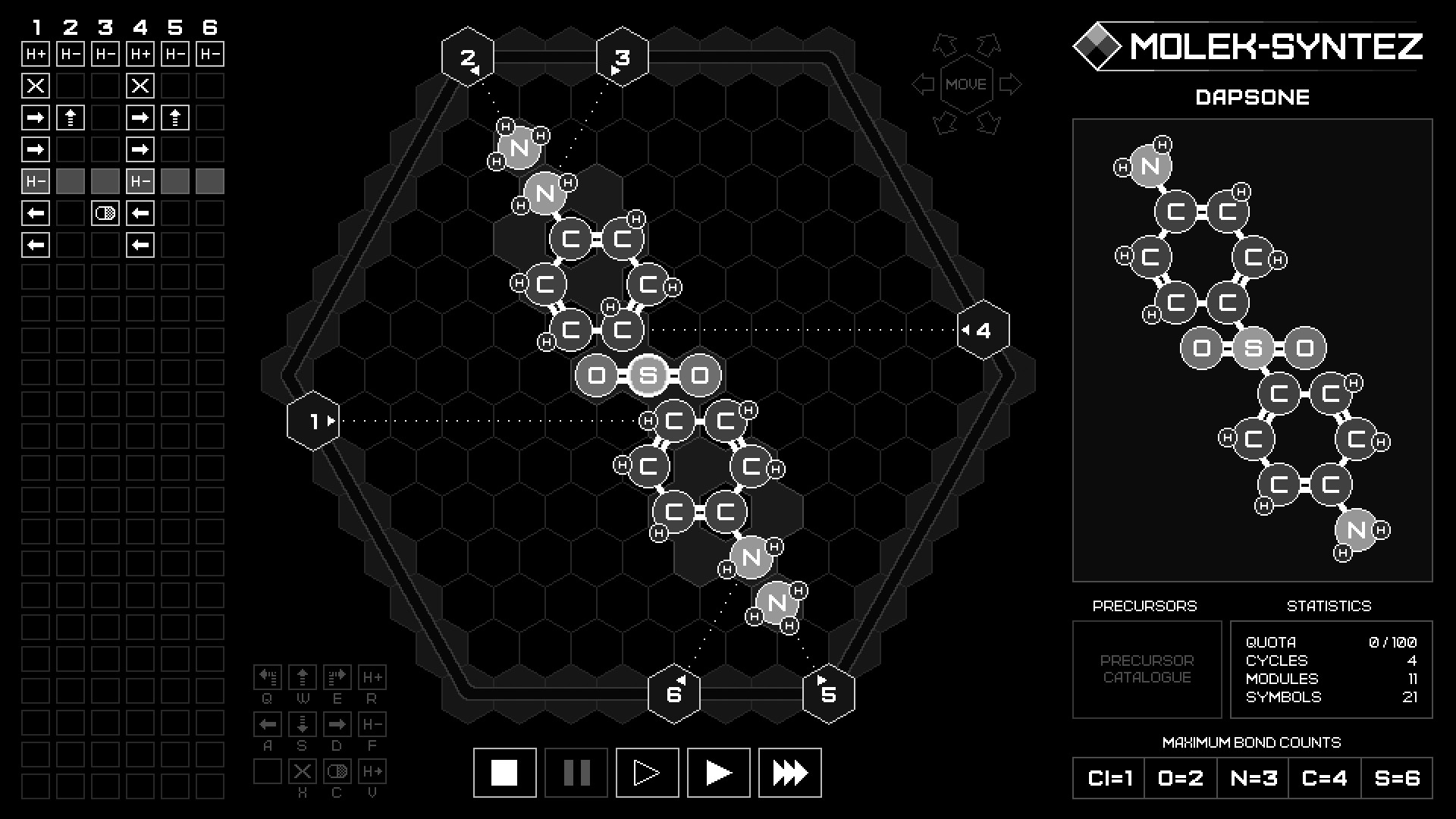 MOLEK-SYNTEZ screenshot