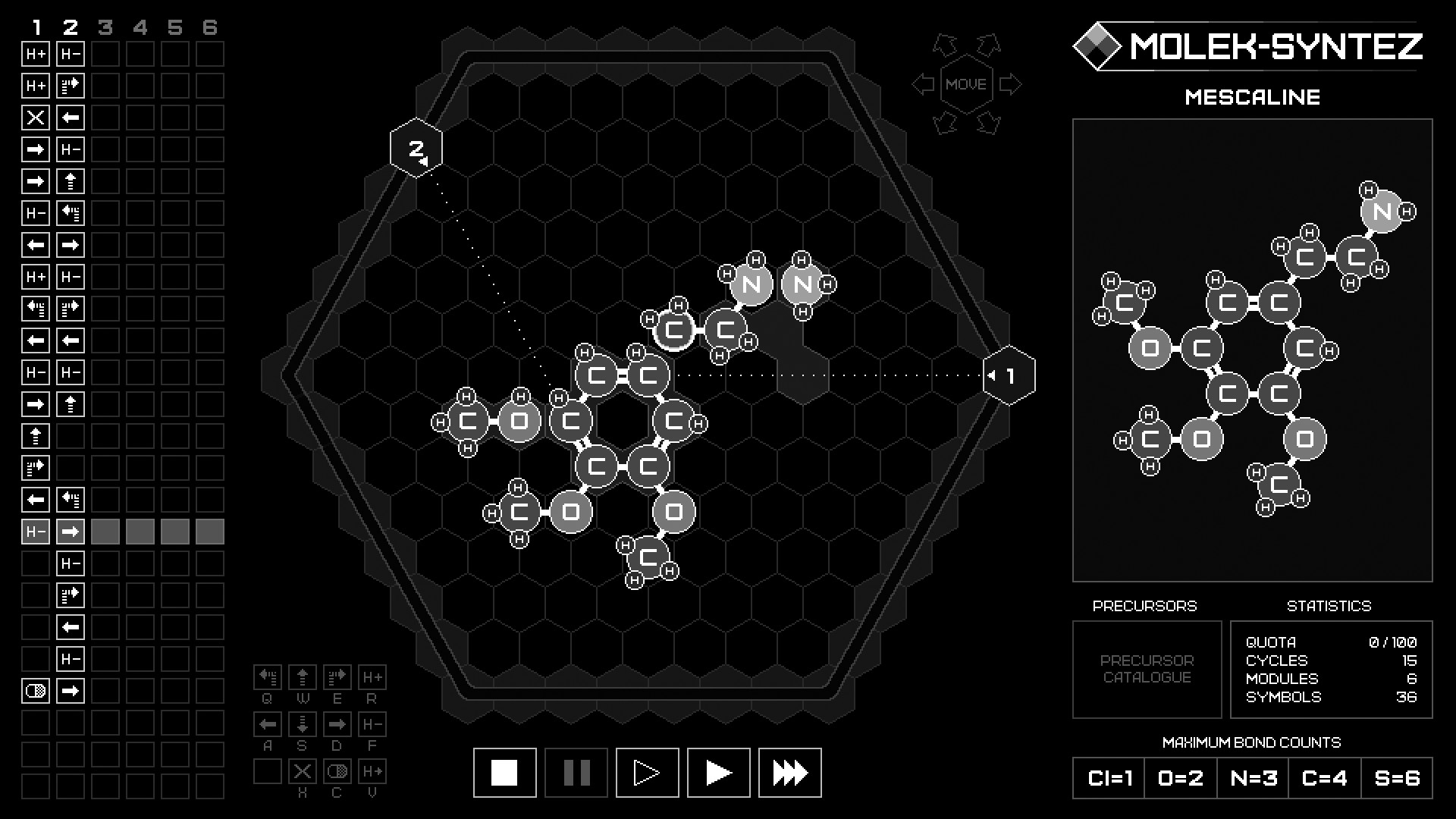 MOLEK-SYNTEZ screenshot