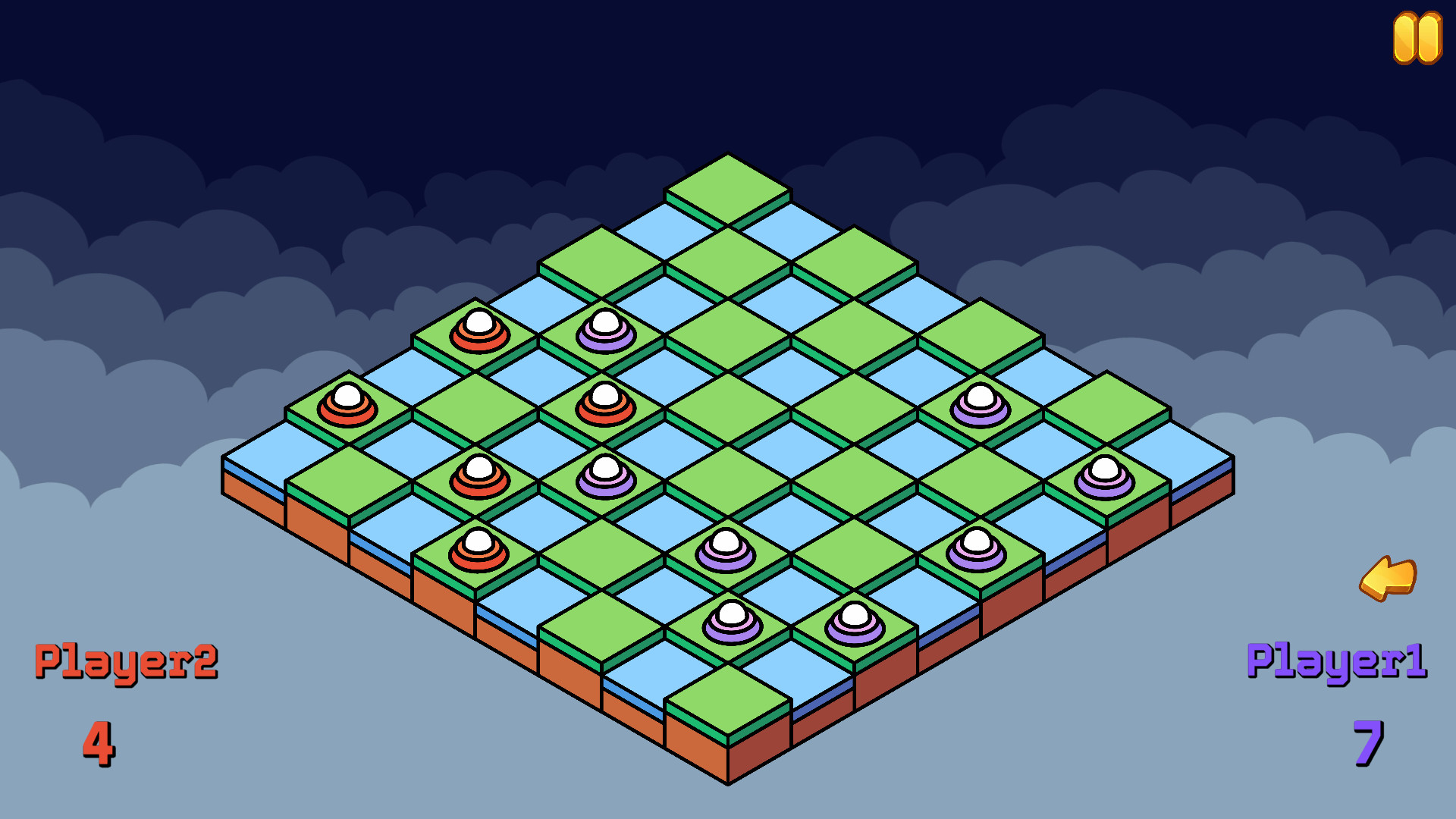 UFO Checkers screenshot