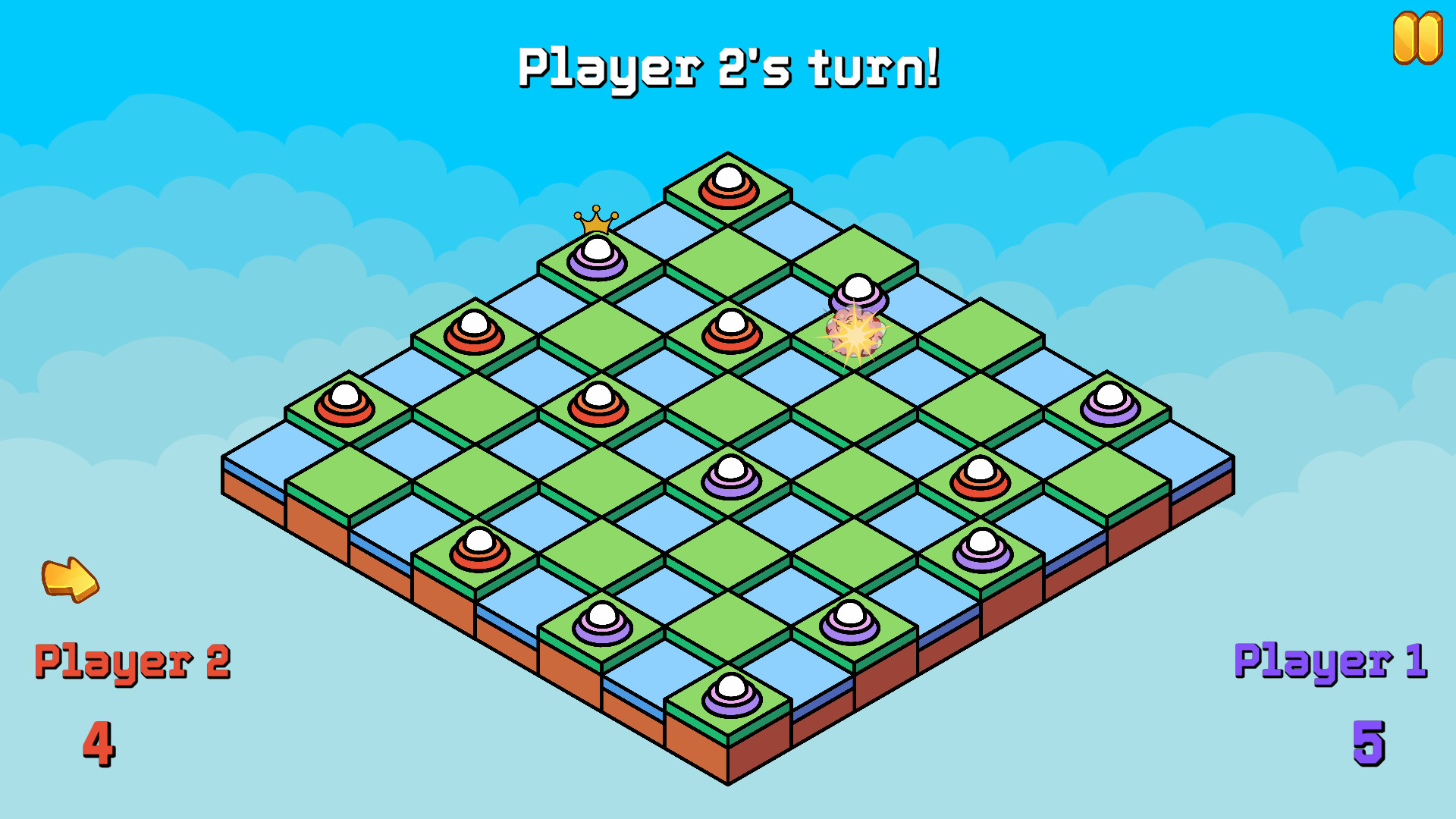 UFO Checkers screenshot