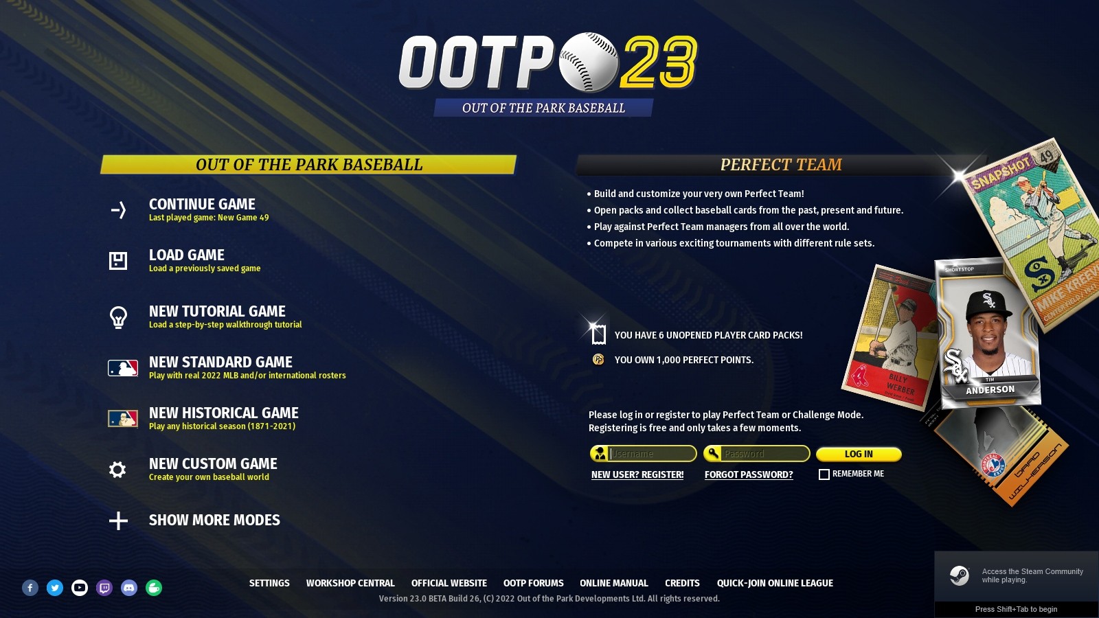 Out of the Park Baseball 23 screenshot