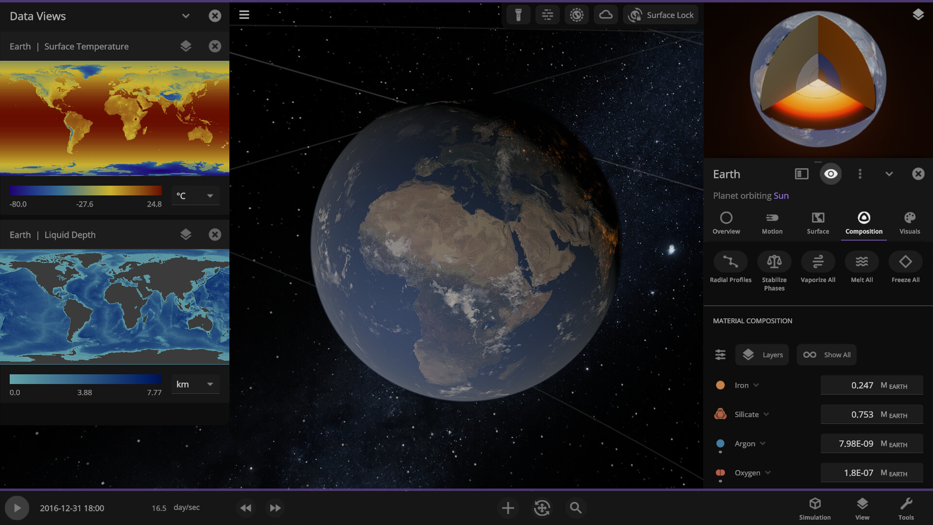 Universe Sandbox screenshot