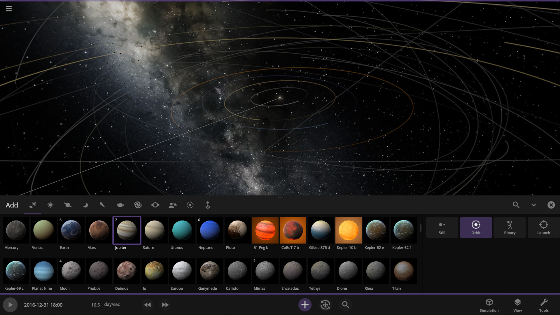 Universe Sandbox screenshot