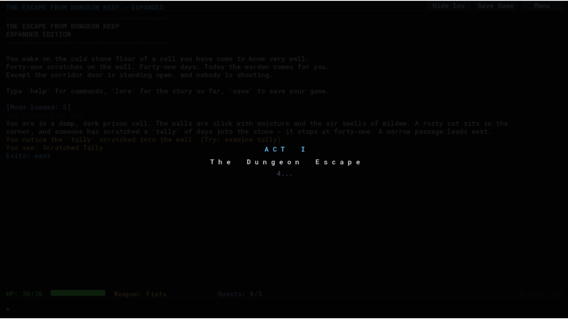 The Escape From Dungeon Keep screenshot