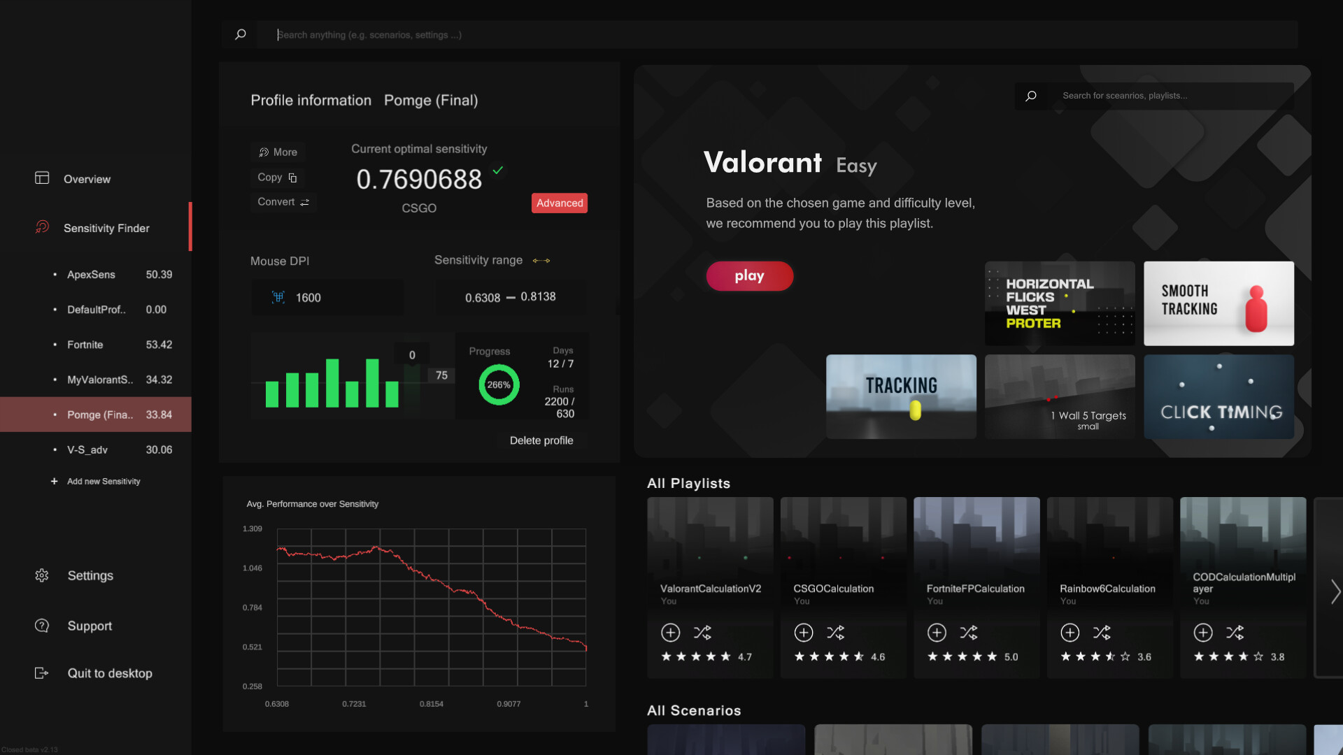 Oblivity - Find your perfect Sensitivity screenshot