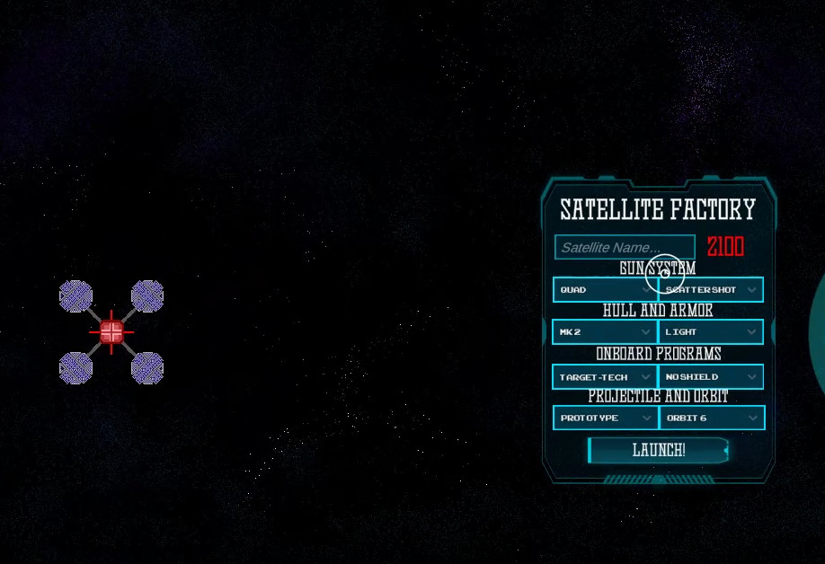 Planetary Defense: An Orbital Turret Defense System screenshot