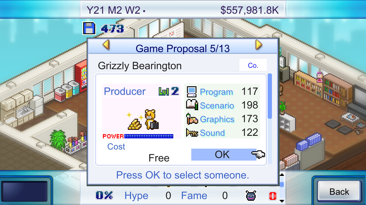 Game Dev Story screenshot