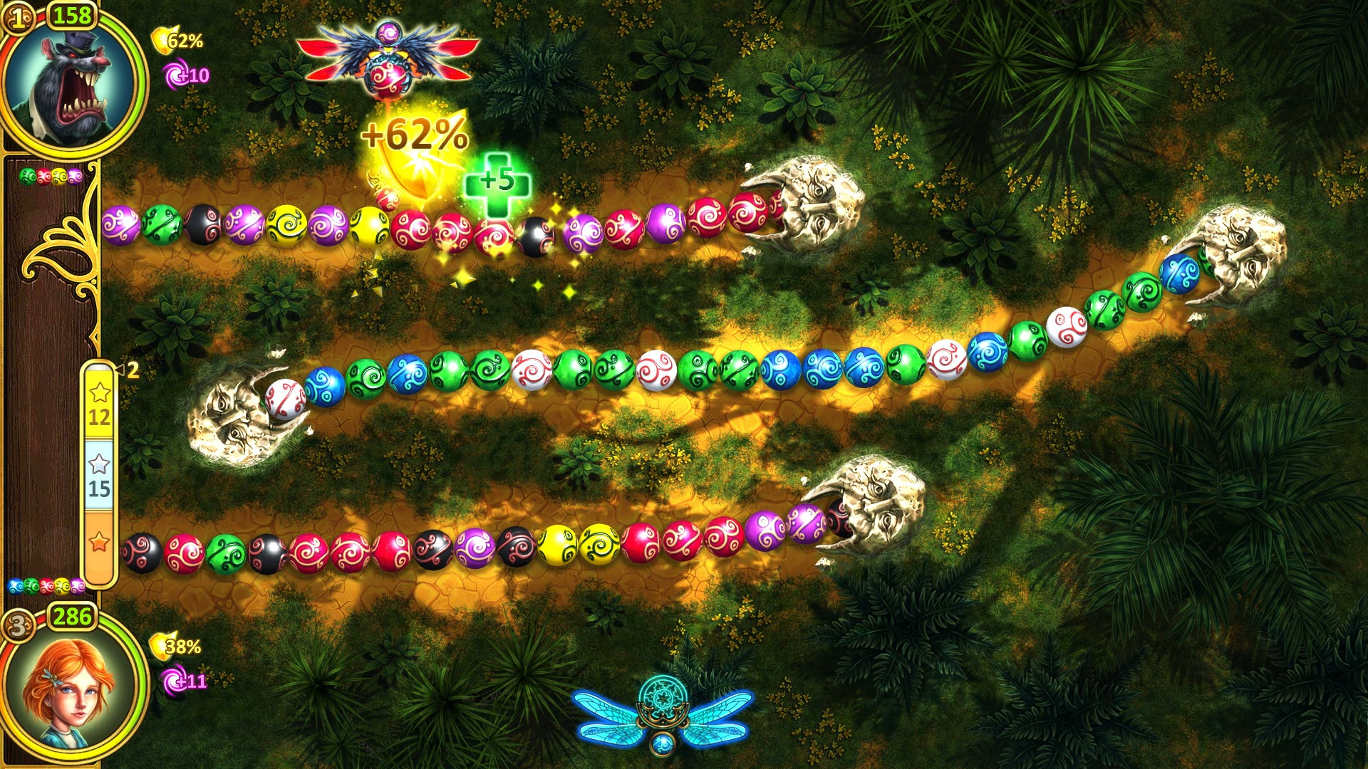 Marble Duel: Sphere-Matching Tactical Fantasy screenshot