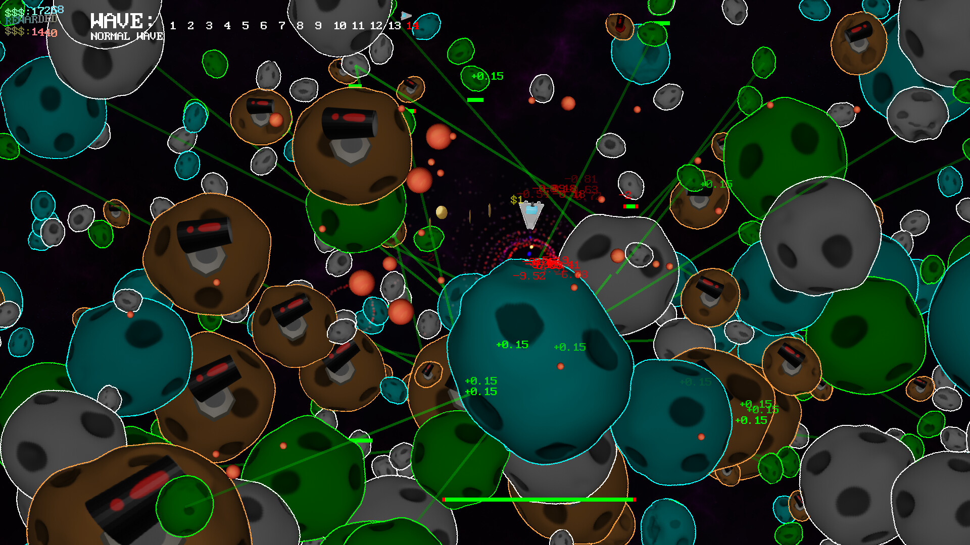 Asteroids ++ screenshot