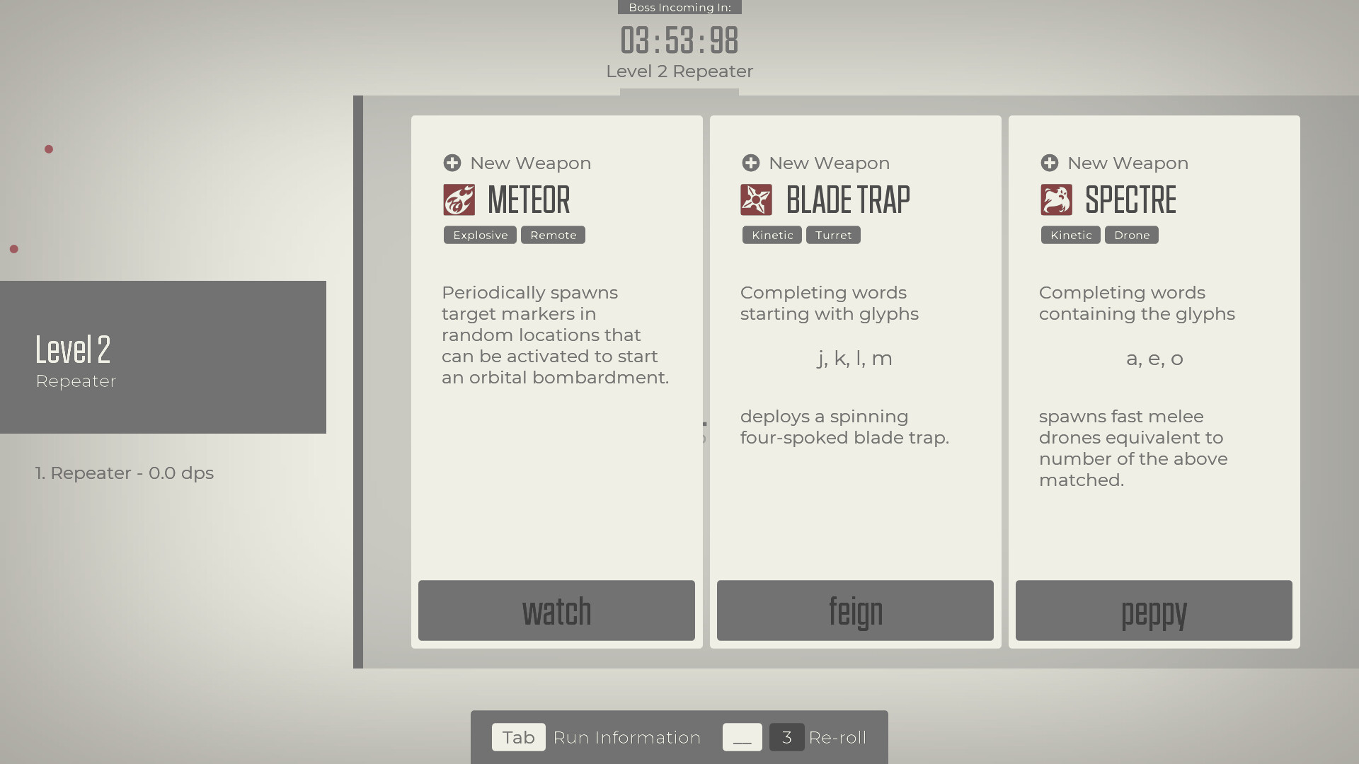 Glyphica: Typing Survival screenshot