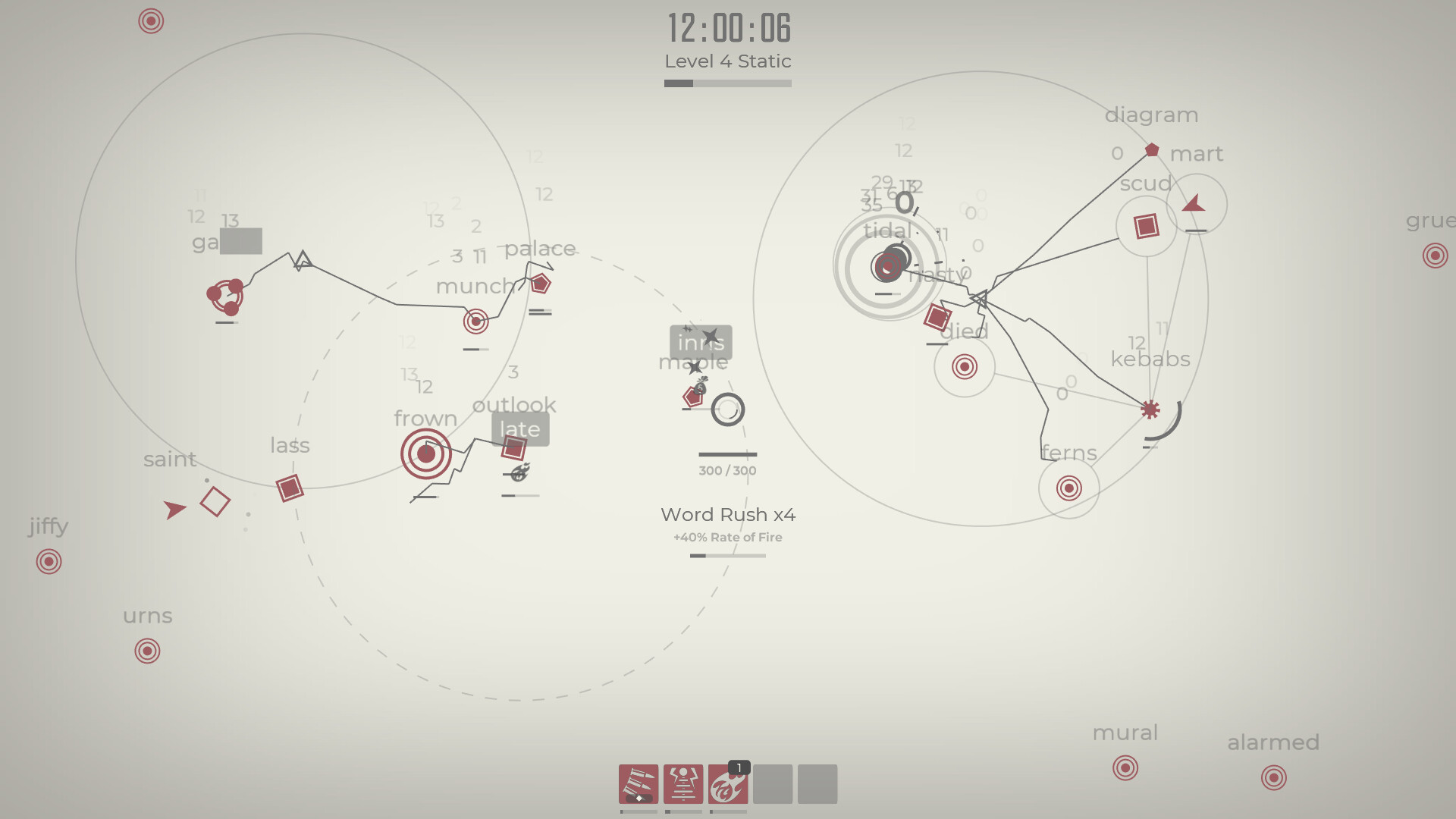 Glyphica: Typing Survival screenshot