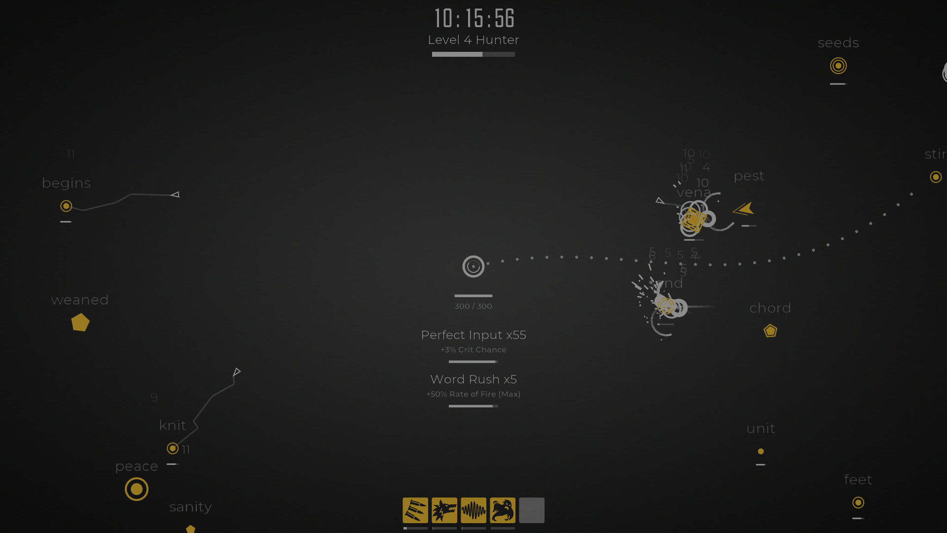Glyphica: Typing Survival screenshot
