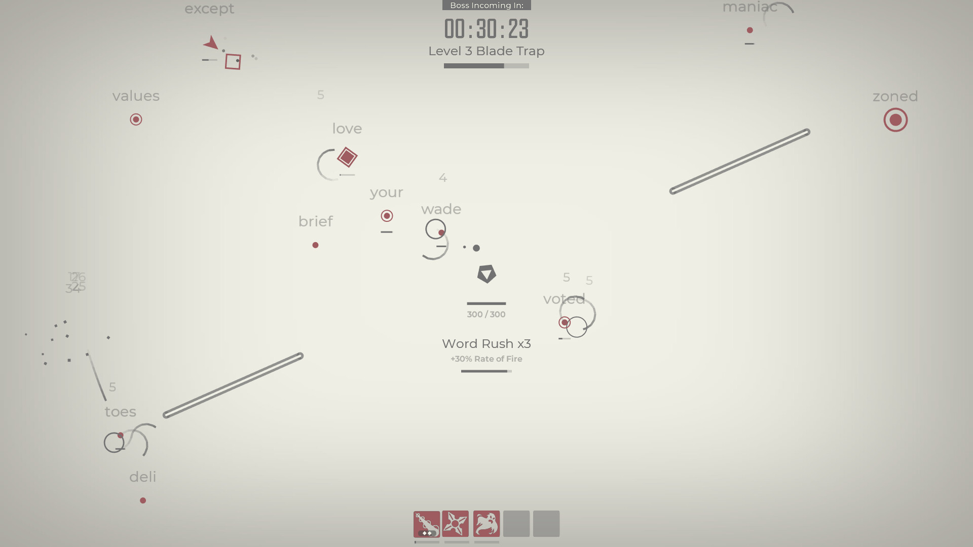 Glyphica: Typing Survival screenshot