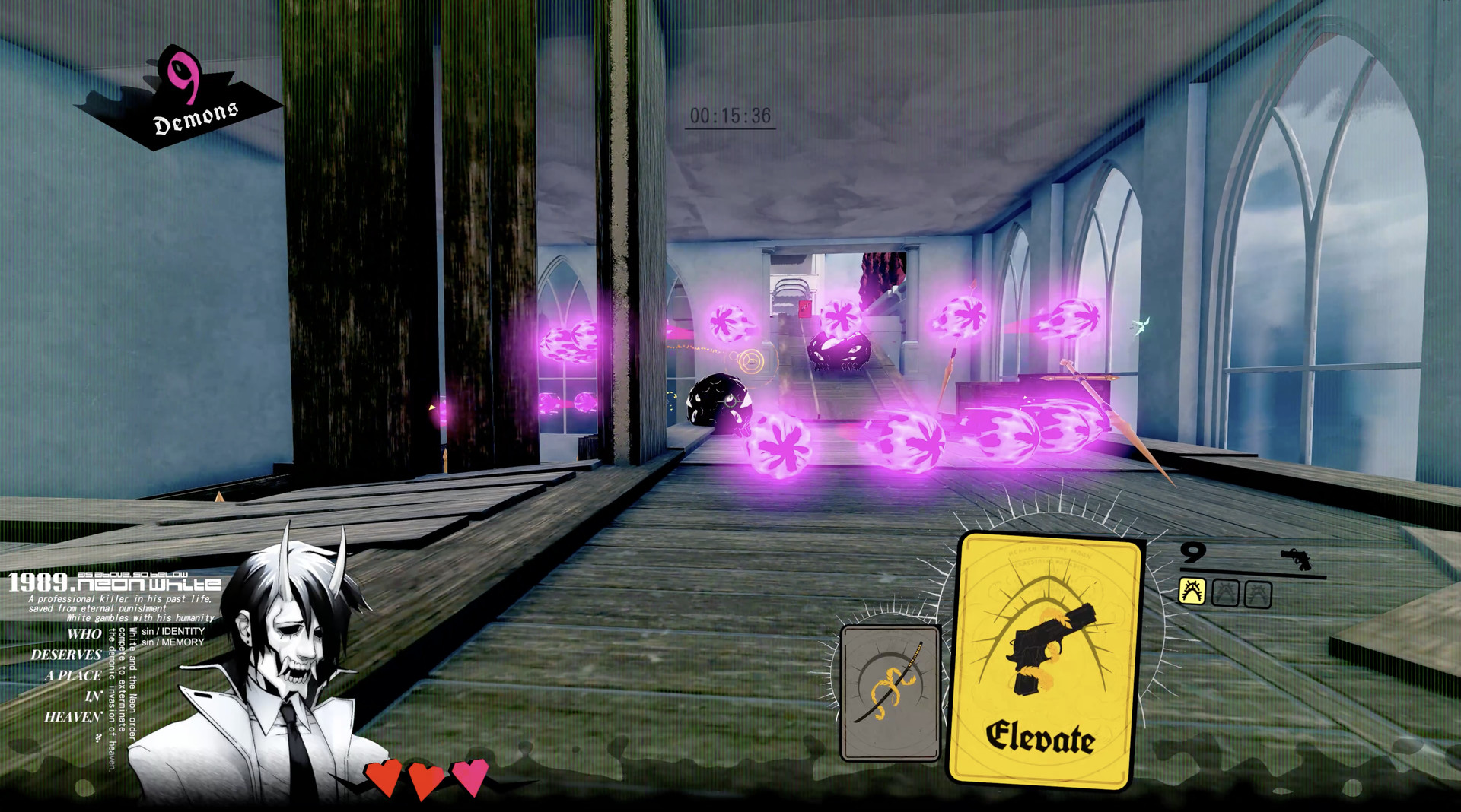 Neon White screenshot