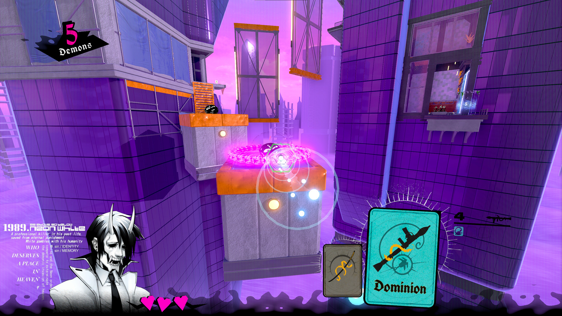 Neon White screenshot