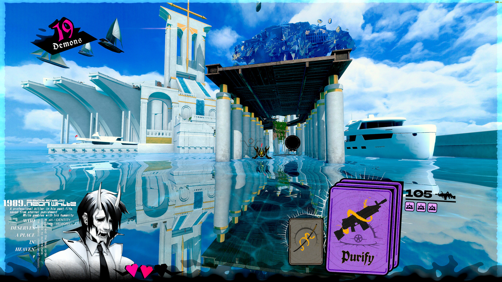 Neon White screenshot