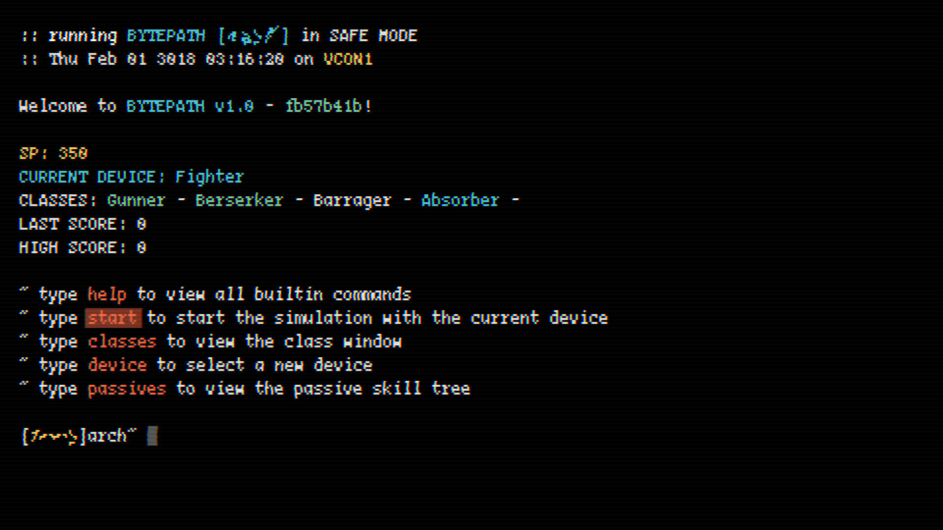 BYTEPATH screenshot