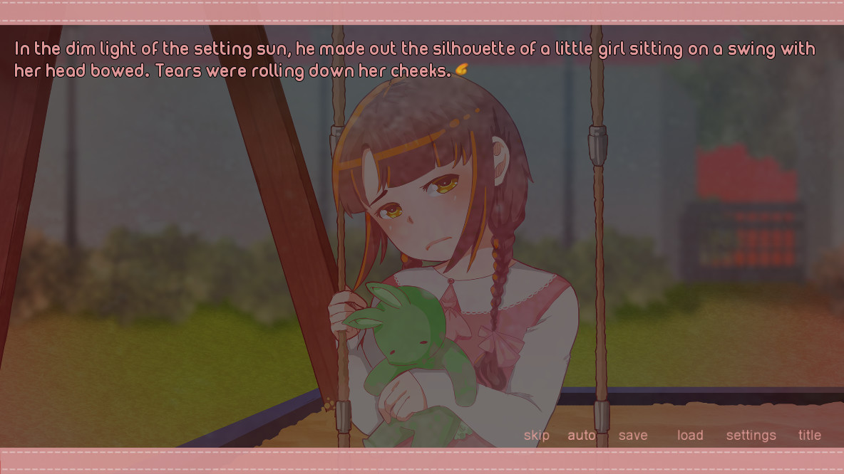 Ambre - a heartbreaking kinetic novel screenshot