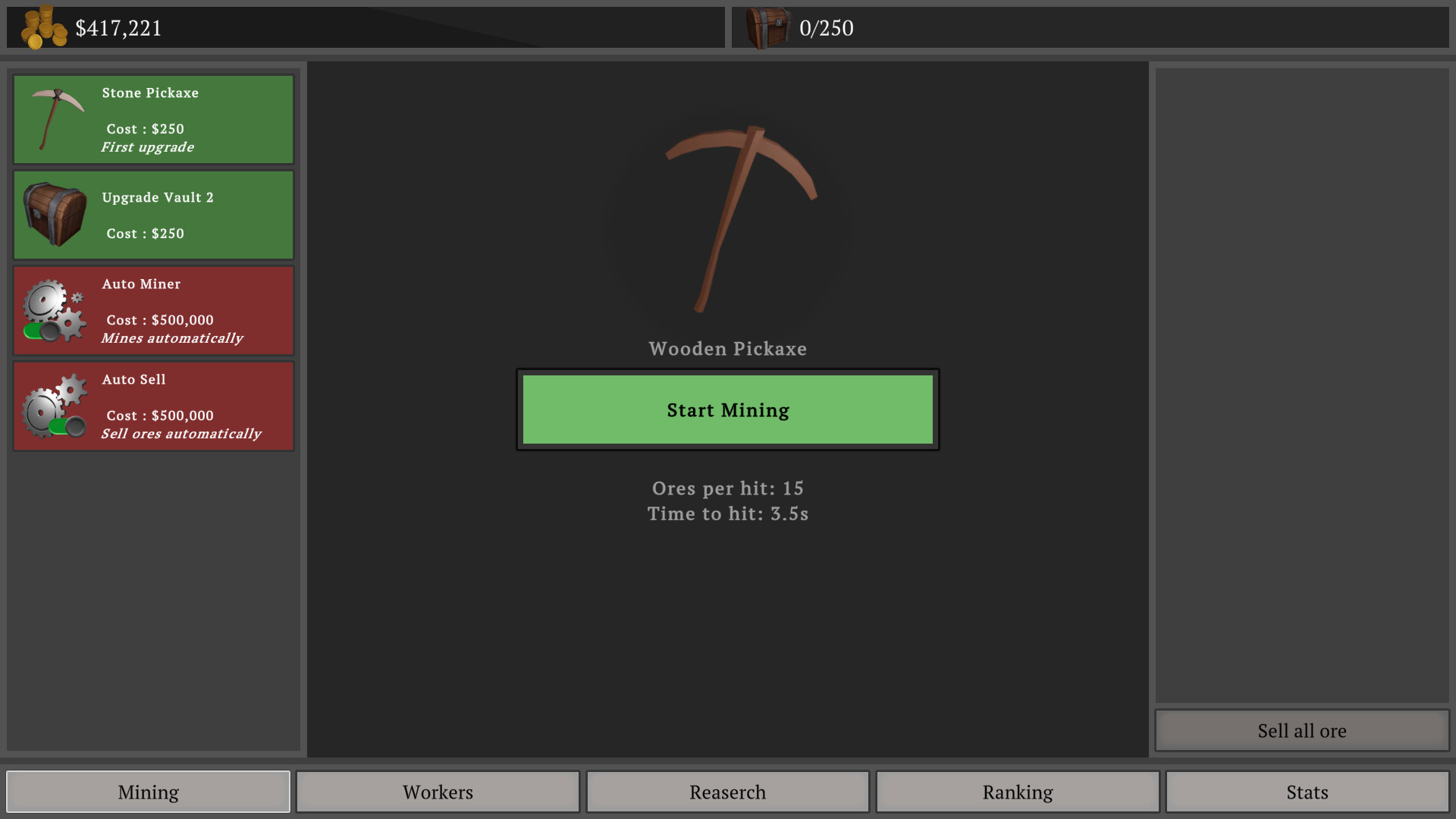 A Mining Game screenshot