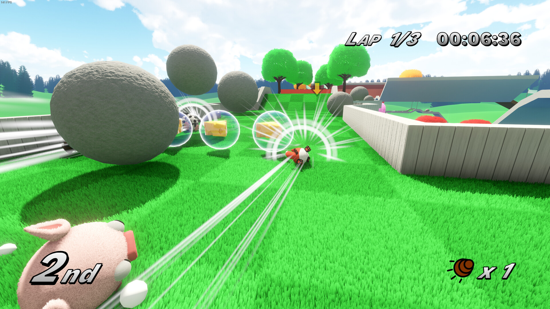 FurBalls Racing screenshot