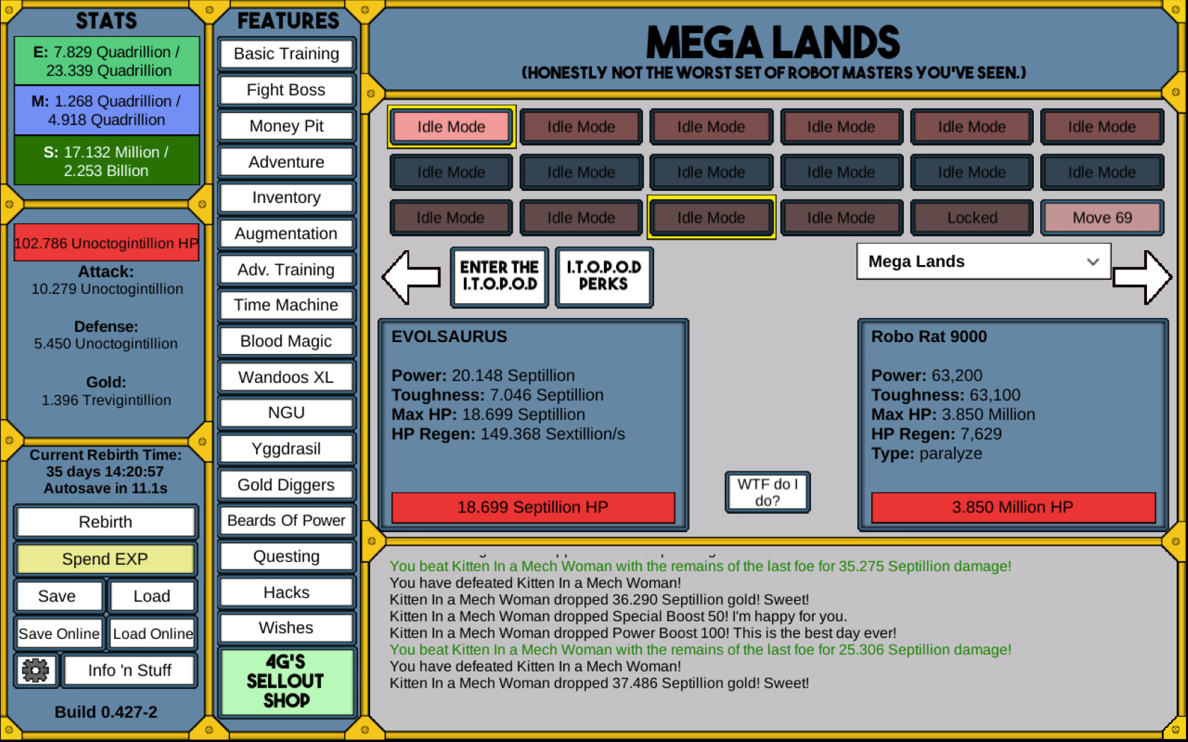 NGU IDLE screenshot